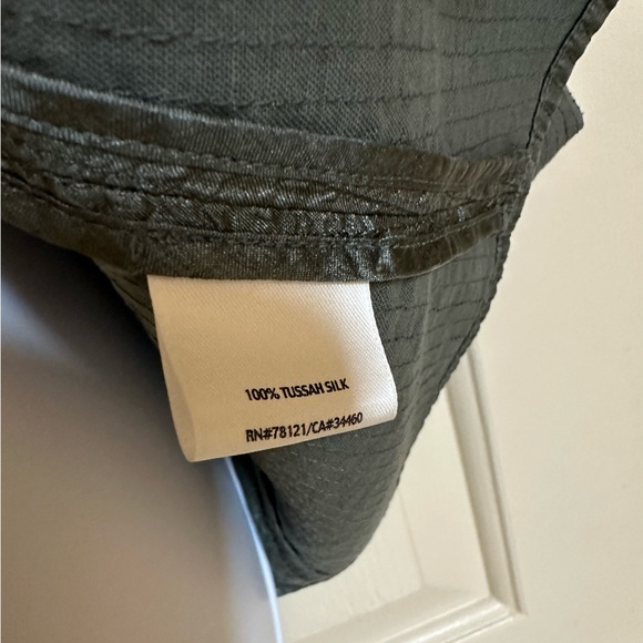 Eileen Fisher Mandarin Collared Silk Evening Jacket - Picture 4 of 9